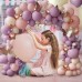 Pink and Purple Balloon Arch Kit, Dusty Purple Pink Sand White Metallic Rose Gold Latex Balloons for Bridal Baby Shower Wedding Anniversary Engagement Birthday Party Decoration Pink and Purple Balloon Arch Kit, Dusty Purple Pink Sand White Metallic Rose Gold Latex Balloons for Bridal Baby Shower Wedding Anniversary Engagement Birthday Party Decoration