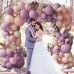 Pink and Purple Balloon Arch Kit, Dusty Purple Pink Sand White Metallic Rose Gold Latex Balloons for Bridal Baby Shower Wedding Anniversary Engagement Birthday Party Decoration Pink and Purple Balloon Arch Kit, Dusty Purple Pink Sand White Metallic Rose Gold Latex Balloons for Bridal Baby Shower Wedding Anniversary Engagement Birthday Party Decoration