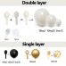 Black Gold White Balloons Arch Kit, Double Stuffed Pearl Sand White Black Chrome Gold with Confetti Balloon Garland for Birthday Baby Shower Graduation Father's Day New Year's Party Decoration Black Gold White Balloons Arch Kit, Double Stuffed Pearl Sand White Black Chrome Gold with Confetti Balloon Garland for Birthday Baby Shower Graduation Father's Day New Year's Party Decoration