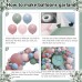 Pink Blue Green Balloons Garland Kit, Double Stuffed Dusty Green Light Blue Blush Dusty Pink Mauve Pastel Balloon Arch Kit for Birthday Baby Shower Gender Reveal Fairy Floral Easter Party Decor