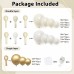 Pearl White Balloons Arch Kit, Double Stuffed Pearl White Sand Beige Ivory Chrome Gold Bobo Balloons for Wedding Baby Shower Birthday Party Decorations Pearl White Balloons Arch Kit, Double Stuffed Pearl White Sand Beige Ivory Chrome Gold Bobo Balloons for Wedding Baby Shower Birthday Party Decorations