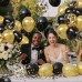 Black and Gold Balloons, 60PCS 12 Inch Metallic Gold and Black Confetti Balloons Black Latex Balloons and Gold Latex Balloons for Birthday Graduation New Years Anniversary Wedding Party Decorations Black and Gold Balloons, 60PCS 12 Inch Metallic Gold and Black Confetti Balloons Black Latex Balloons and Gold Latex Balloons for Birthday Graduation New Years Anniversary Wedding Party Decorations